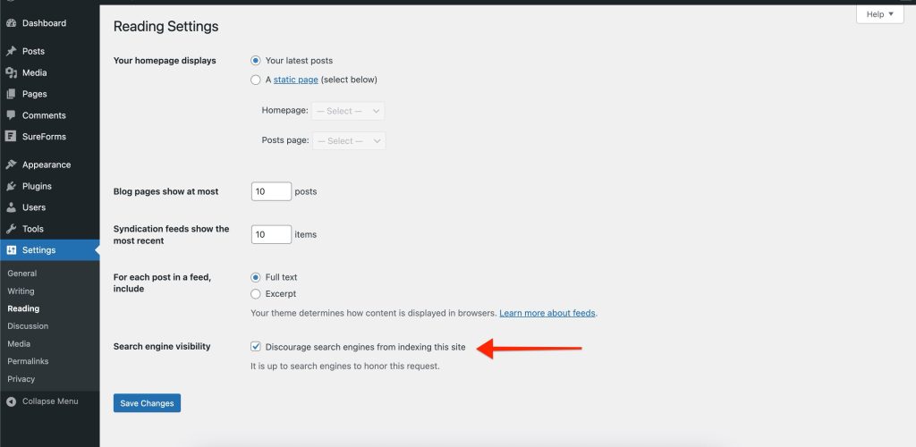 Discourage search engines from indexing this site