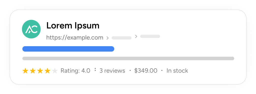 Product Schema Rich result