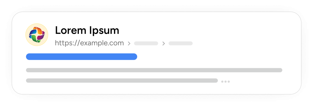 breadcrumb list