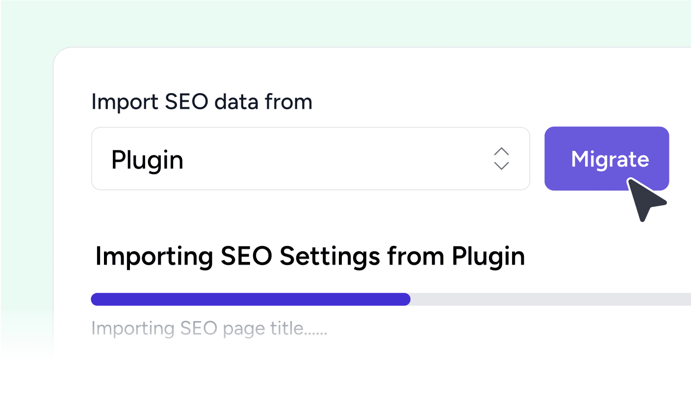 bring your seo setup to surerank bring your seo setup to surerank