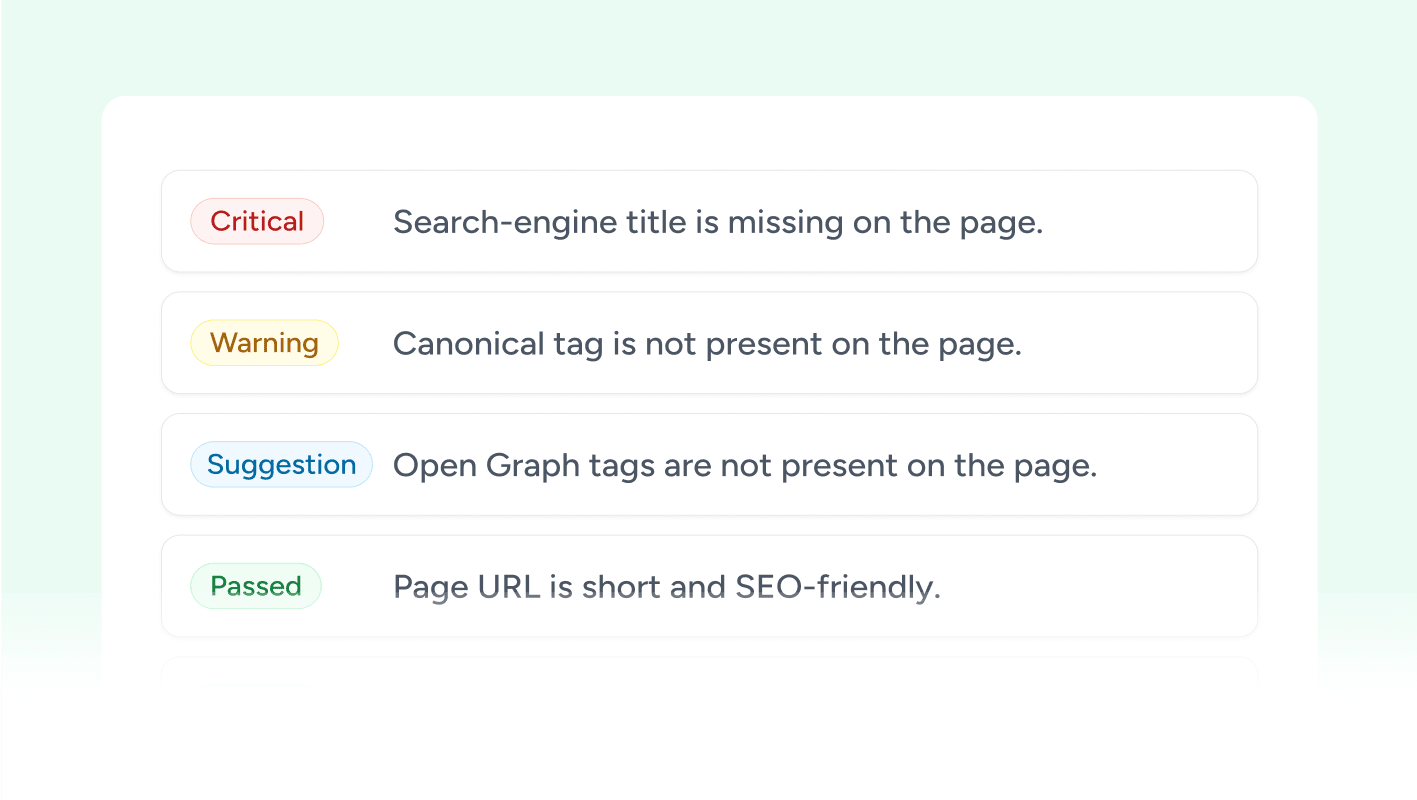 get seo insights for every page features img
