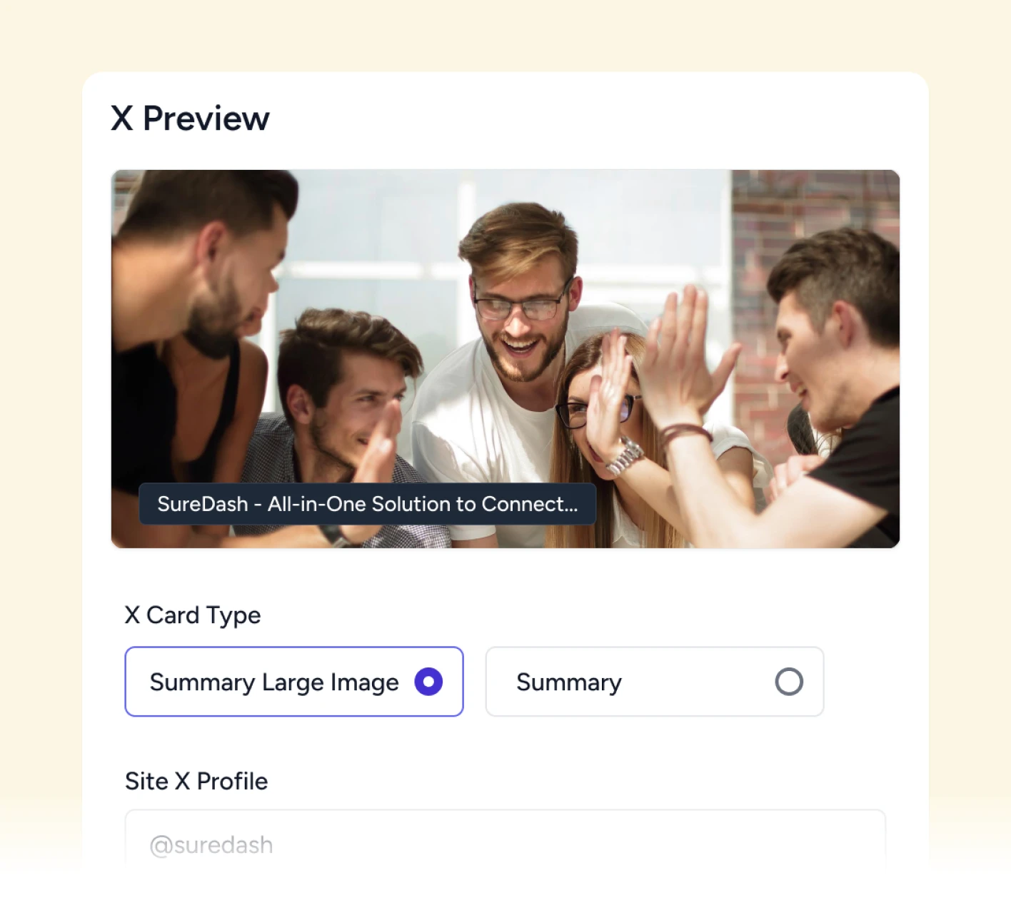 improve presence on x features