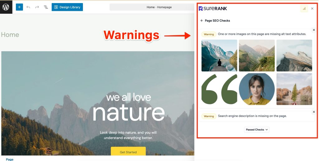 warnings