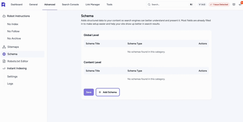 creating a course schema