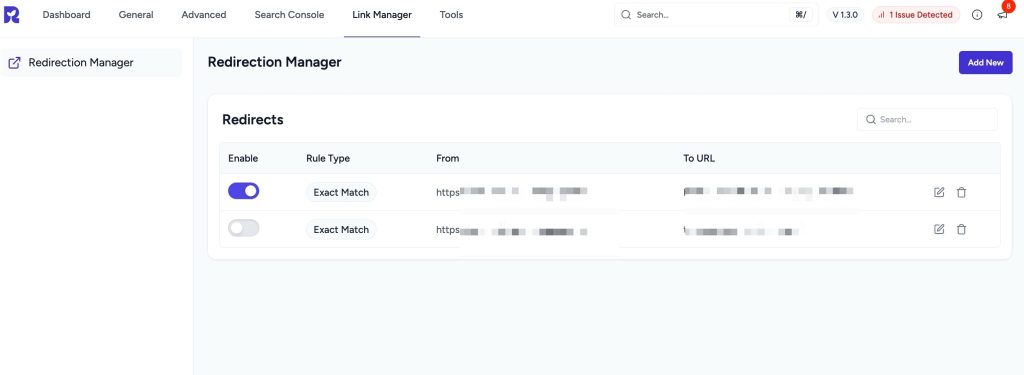 redirection manager