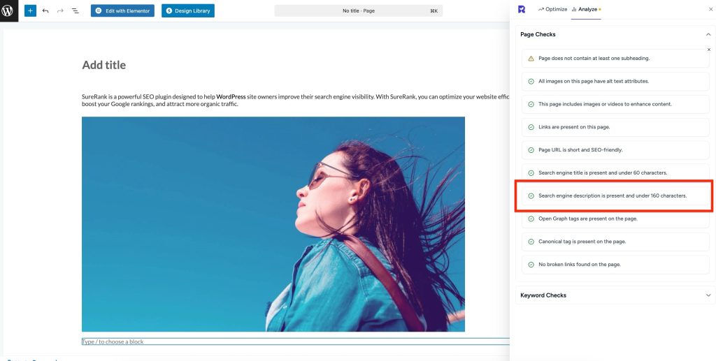 search engine description is present and under 160 characters.