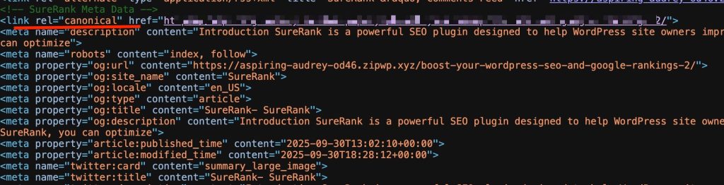 canonical tag