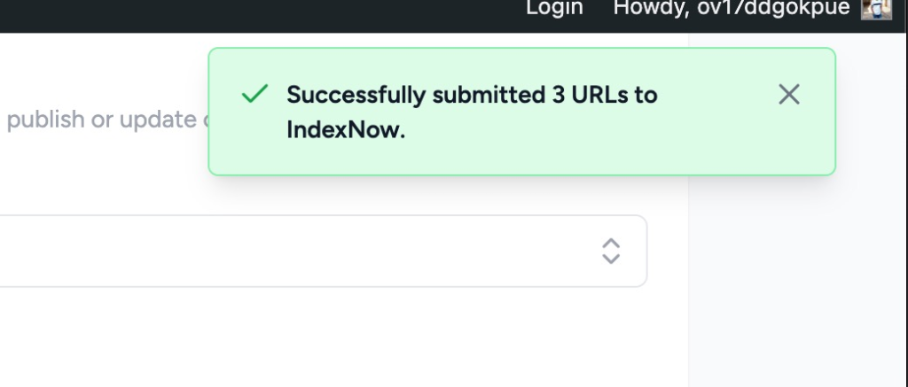 successfully submitted