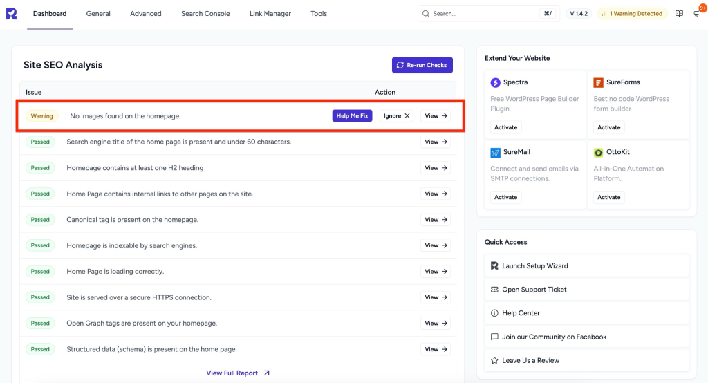 No images found on the homepage.