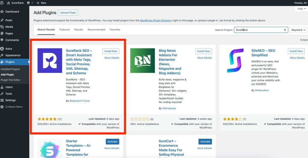 add plugins surerrank