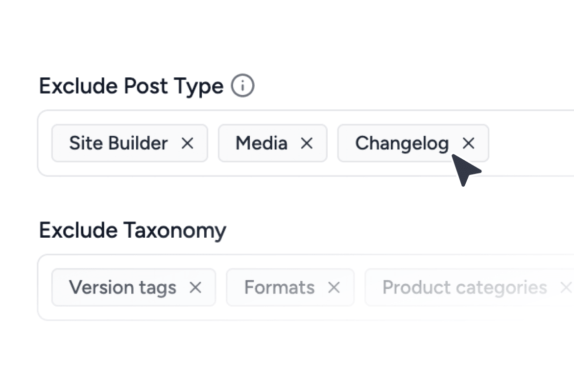 exclude from sitemap
