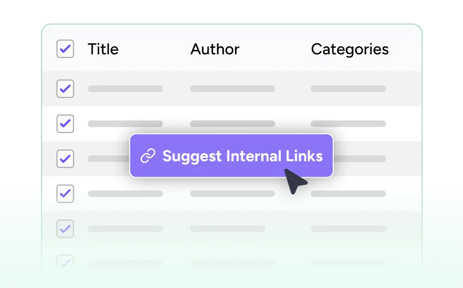 SureRank AI one click bulk linking