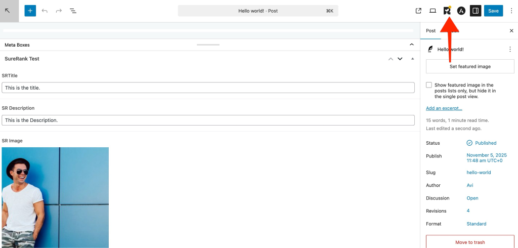 How to Configure Custom Fields with SureRank SureRank edit icon