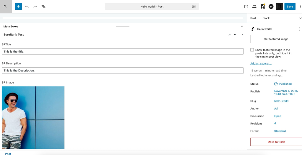 How to Configure Custom Fields with SureRank Meta box for CPT