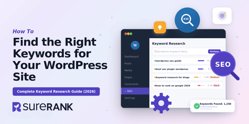 how to find the right keywords for your wordpress site
