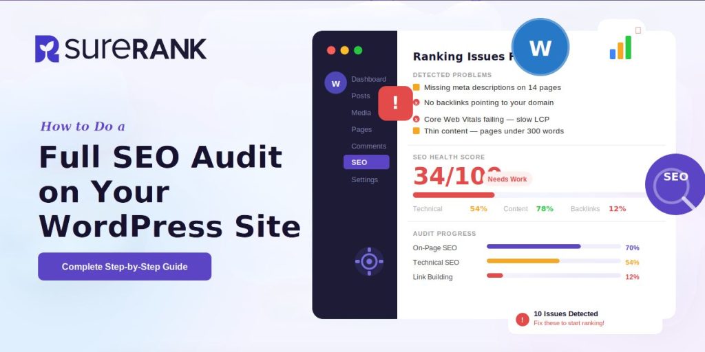 how to do a full seo audit on your wordpress site