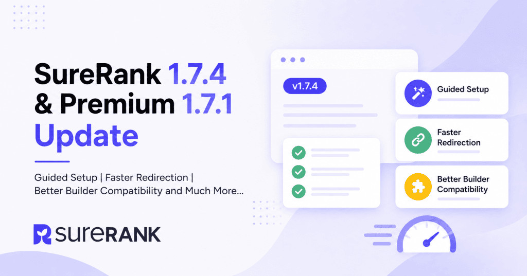 surerank 1.7.4 & premium 1.7.1 Update