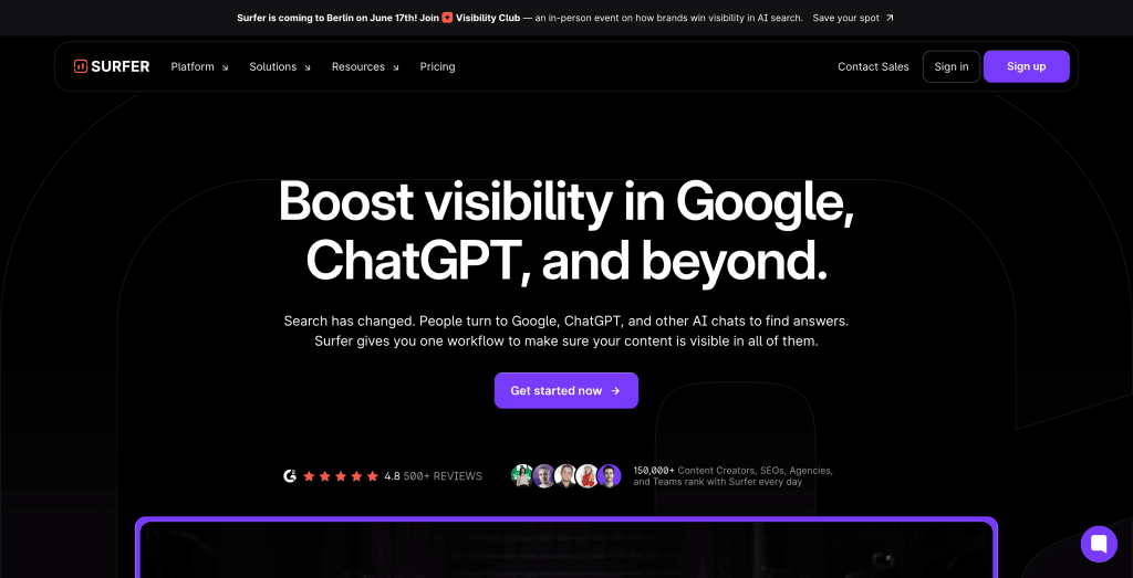 surfer ai visibility platform 05 26 2026 07 00 pm