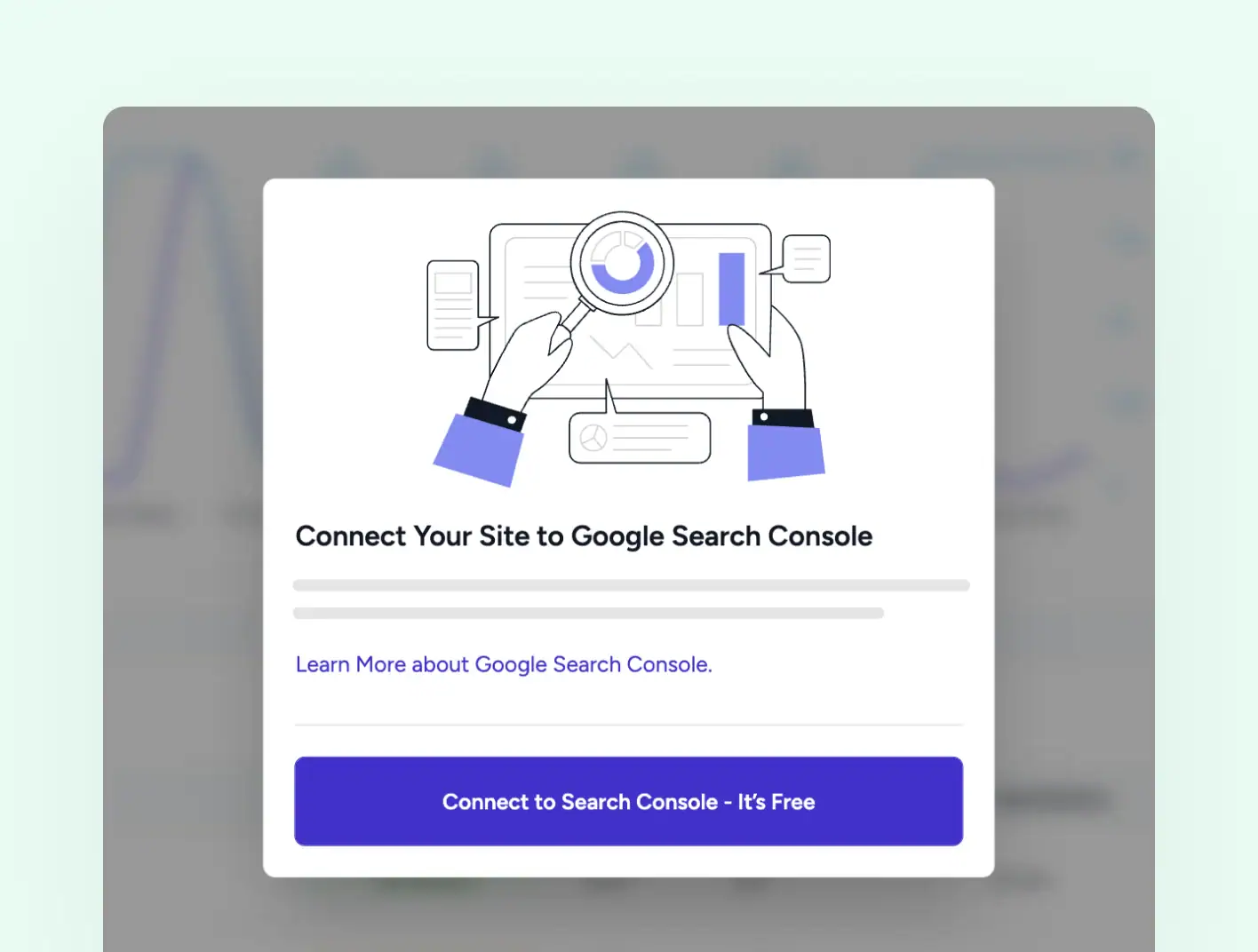 Search Console Integration connect to console