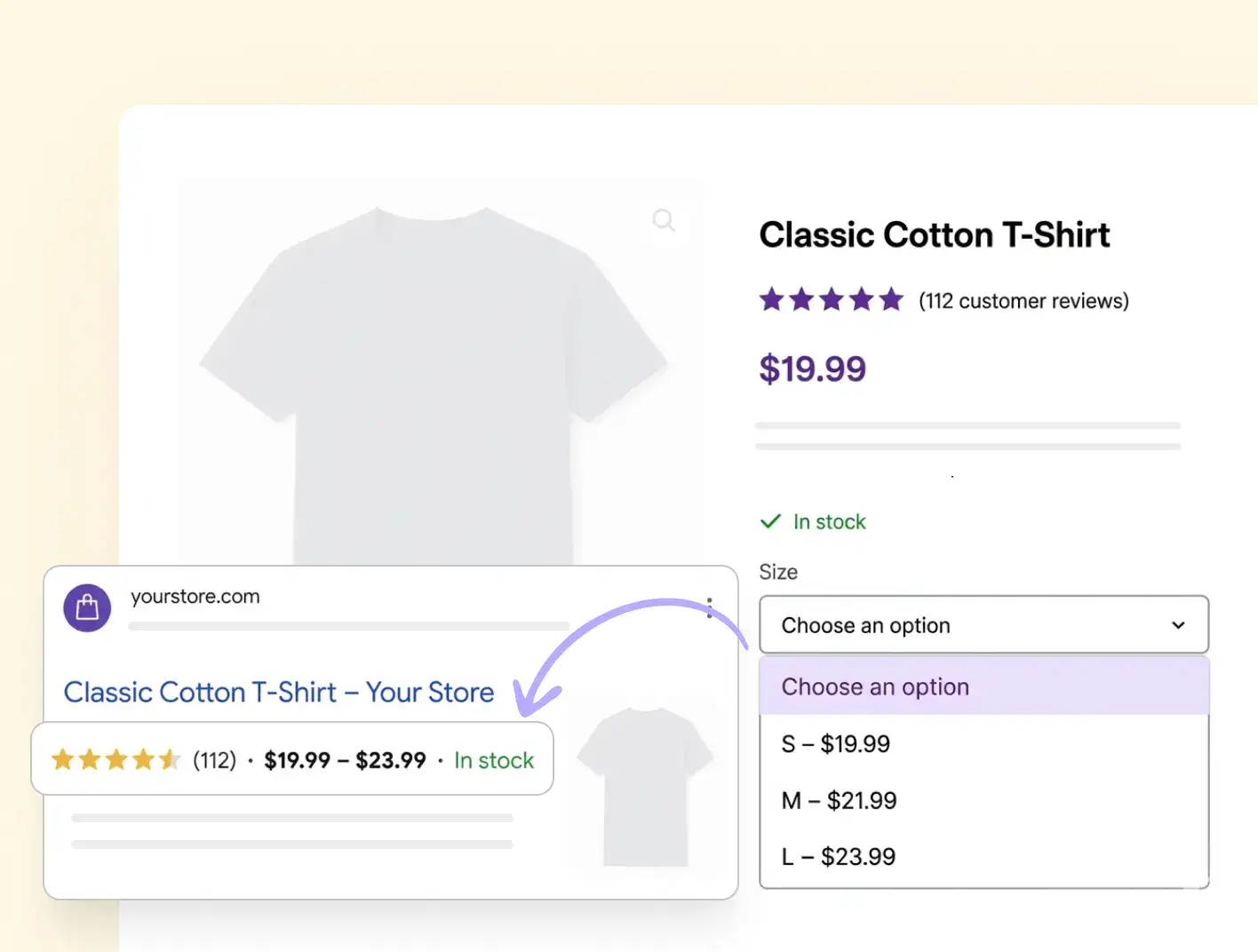 Ecommerce Seo variable products