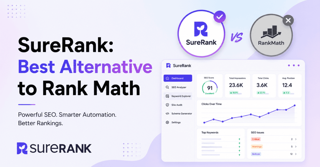 surerank best alternative to rank math