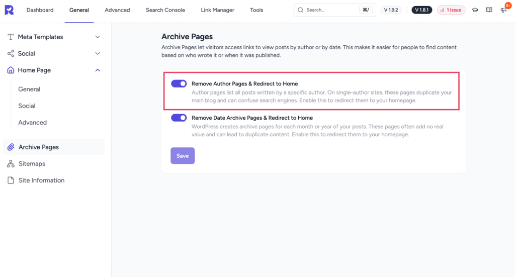 How to Enable the Author Sitemap and Why Authors Are Excluded (Pro) image