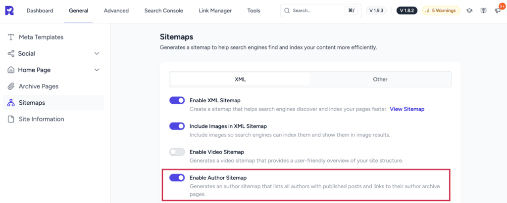 How to Enable the Author Sitemap and Why Authors Are Excluded (Pro) image