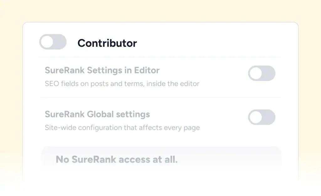 Role Manager contributors visual