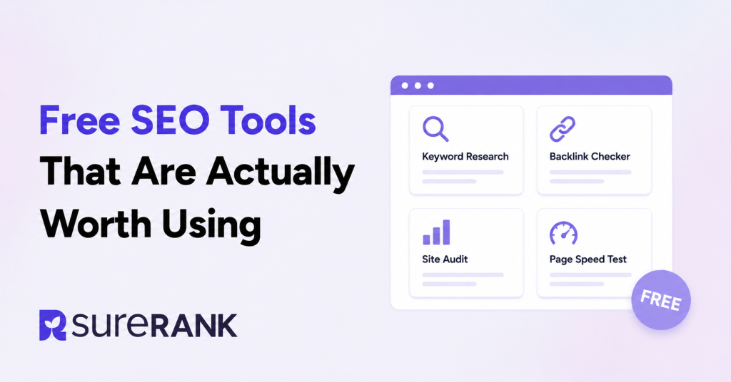 free seo tools that are actually worth using