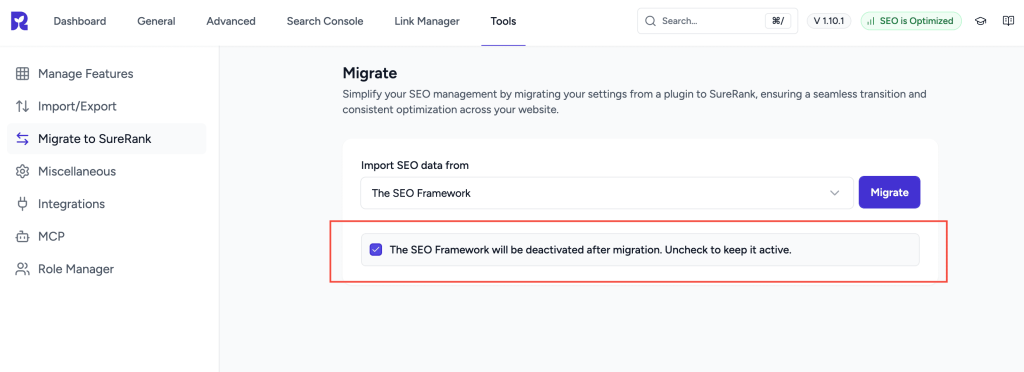 How to Migrate from The SEO Framework to SureRank annotation on 2026 09 10 at 12 12 31
