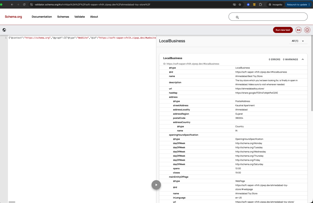 How to Set Up Local Business Schema for Multiple Locations in SureRank LocalBusiness Schema markup example
